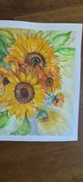 Sonnenblumen aqarell 