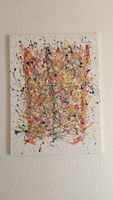 Tableau d'art abstrait, couleurs vives, parfait décor!