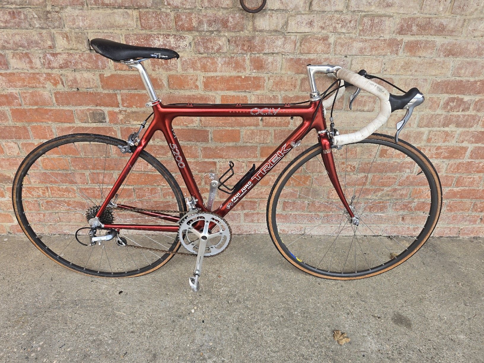 Trek Biciclette: Trek OCLV 5200 Rennrad rot – Usato da Aarberg venduto da 2002stefan 5