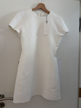 Zara Kleid weiss kurz Grösse S neu mit Etikett