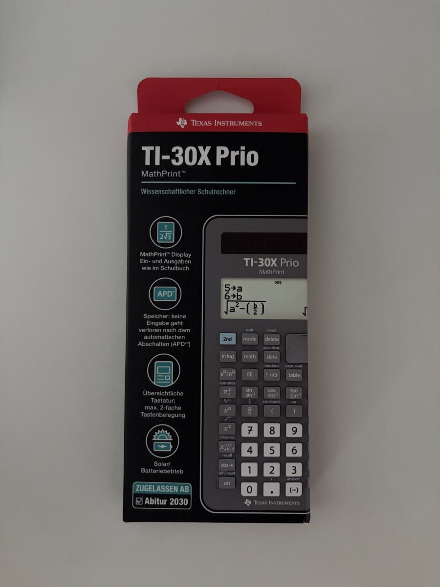 Texas Instruments Taschenrechner: TI-30X Prio NEU – Neu (gemäss Beschreibung) aus Niederbipp von jan_98lt 1