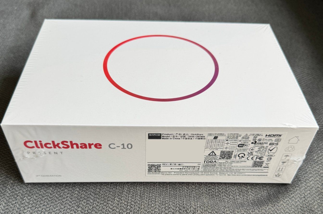 Barco Laufwerke & Adapter: ClickShare C-10, 2. Gen. – Neu und originalverpackt aus Zug von dgr_8stf