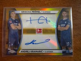 Topps Bundesliga Chrome 23-24 Prömel Kramaric Dual Auto/50