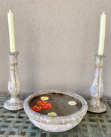 Kerzenständer mit Wasser-Becken