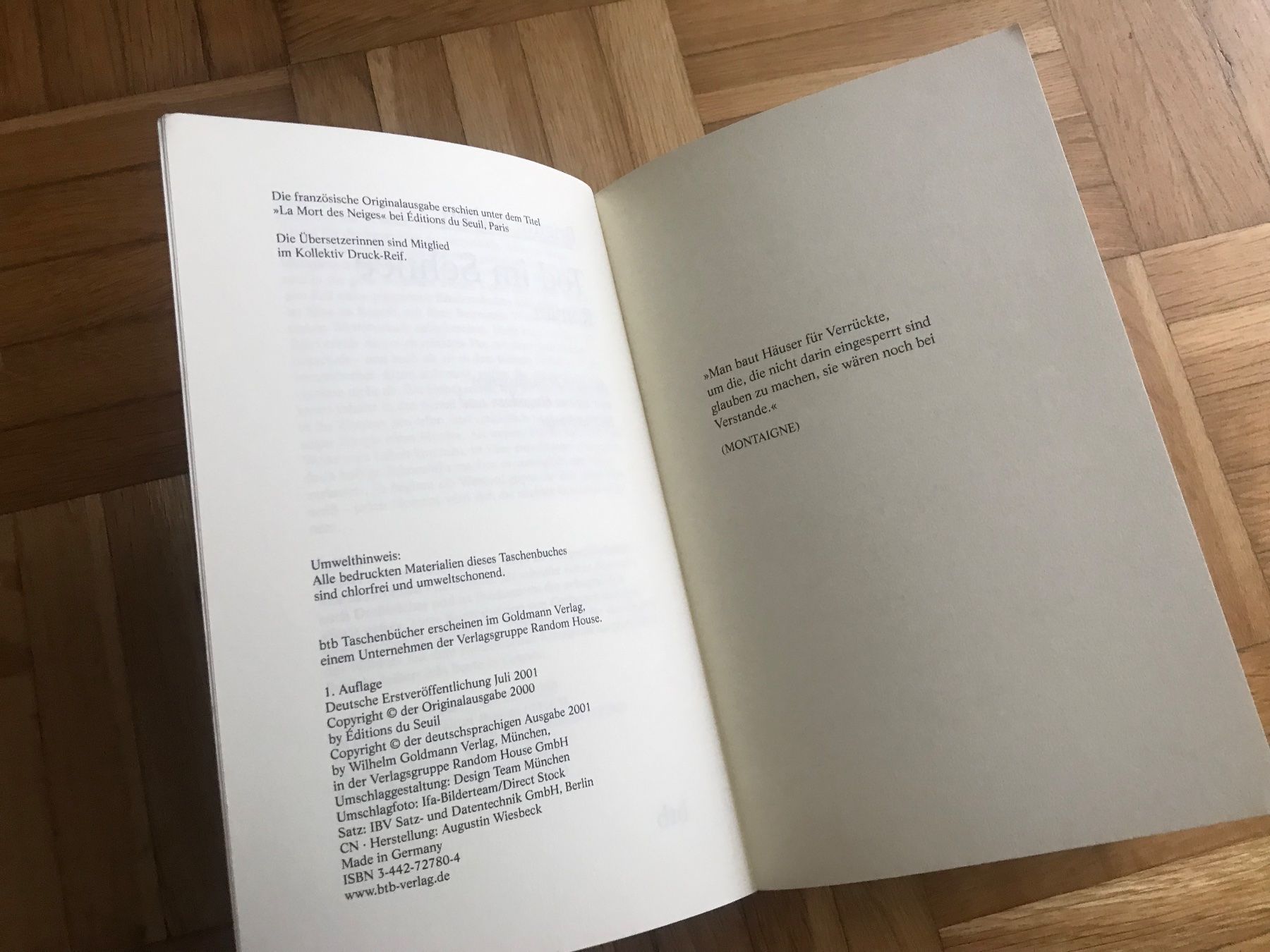 Libri: Brigitte Aubert - Tod im Schnee / Porto 3.40 – Usato da Emmenbrücke venduto da Hathor123 7