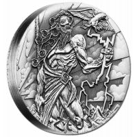 ⚡Zeus, Poseidon und Hades⚡ / 3 x 2 Unzen High Relief Münzen