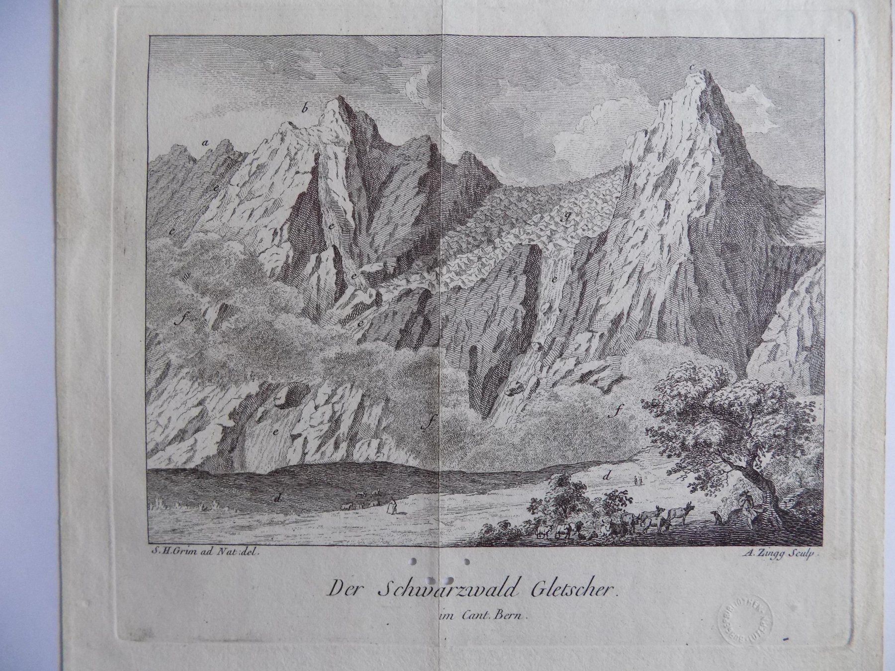 Stiche: Schwarzwaldgletscher Berner Oberland – Gebraucht aus Risch von Antikfee 6