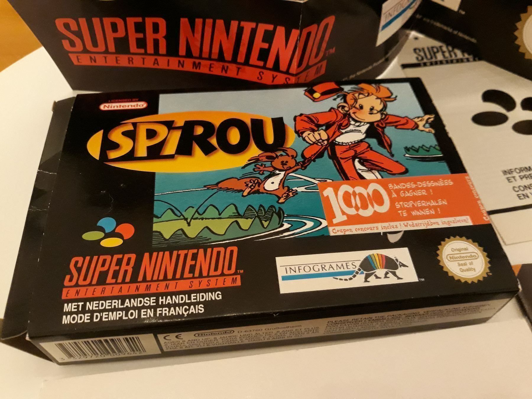 Nintendo Giochi: Spirou Super Nintendo SNES Spiel OVP – Usato da Aarau venduto da Kaesekuchen2000 2