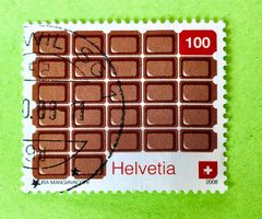 Nr.1285 Schokolade GESTEMPELT   