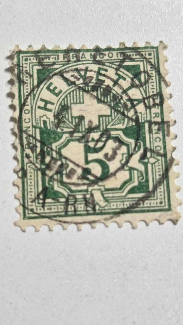 Tutti i francobolli: 1903 Vollstempel Rehtobel – Usato da Arni AG venduto da Moth68