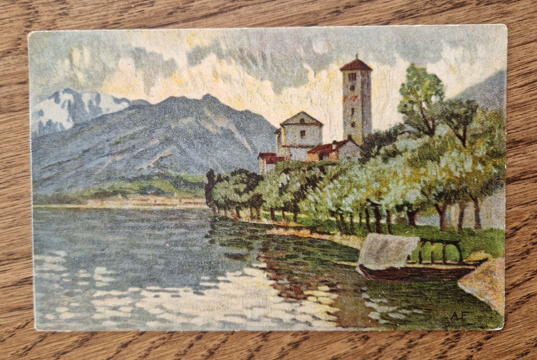 Cartoline postali: Rivapiana presso Locarno n. Bubendorf 1925 – Usato da Ebikon venduto da Donar50