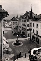 Rapperswil - Hauptplatz mit Rathaus und Stadtbrunnen