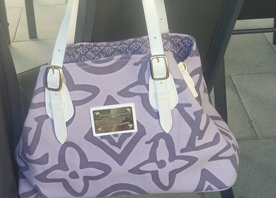 Louis Vuitton Borse da donna: Louis Vuitton Purple Monogram Tahitienne Cabas – Nuovo (secondo la descrizione) da Murten venduto da Lvfan4ever44 2
