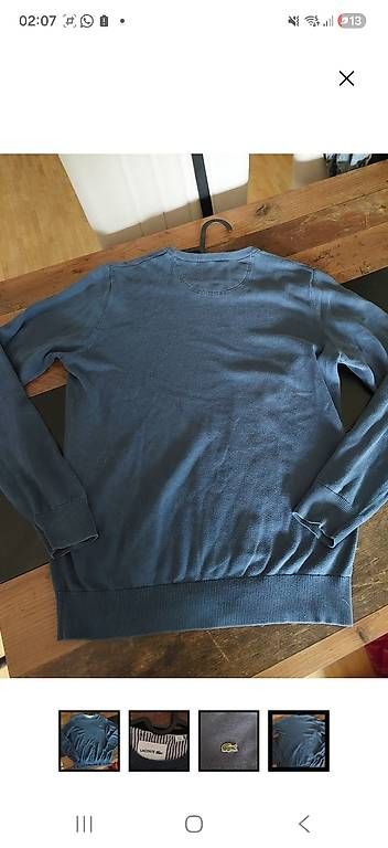 Maglioni & Felpe: Lacoste Sweatshirt blau – Usato da Enggistein venduto da sar_b8hz