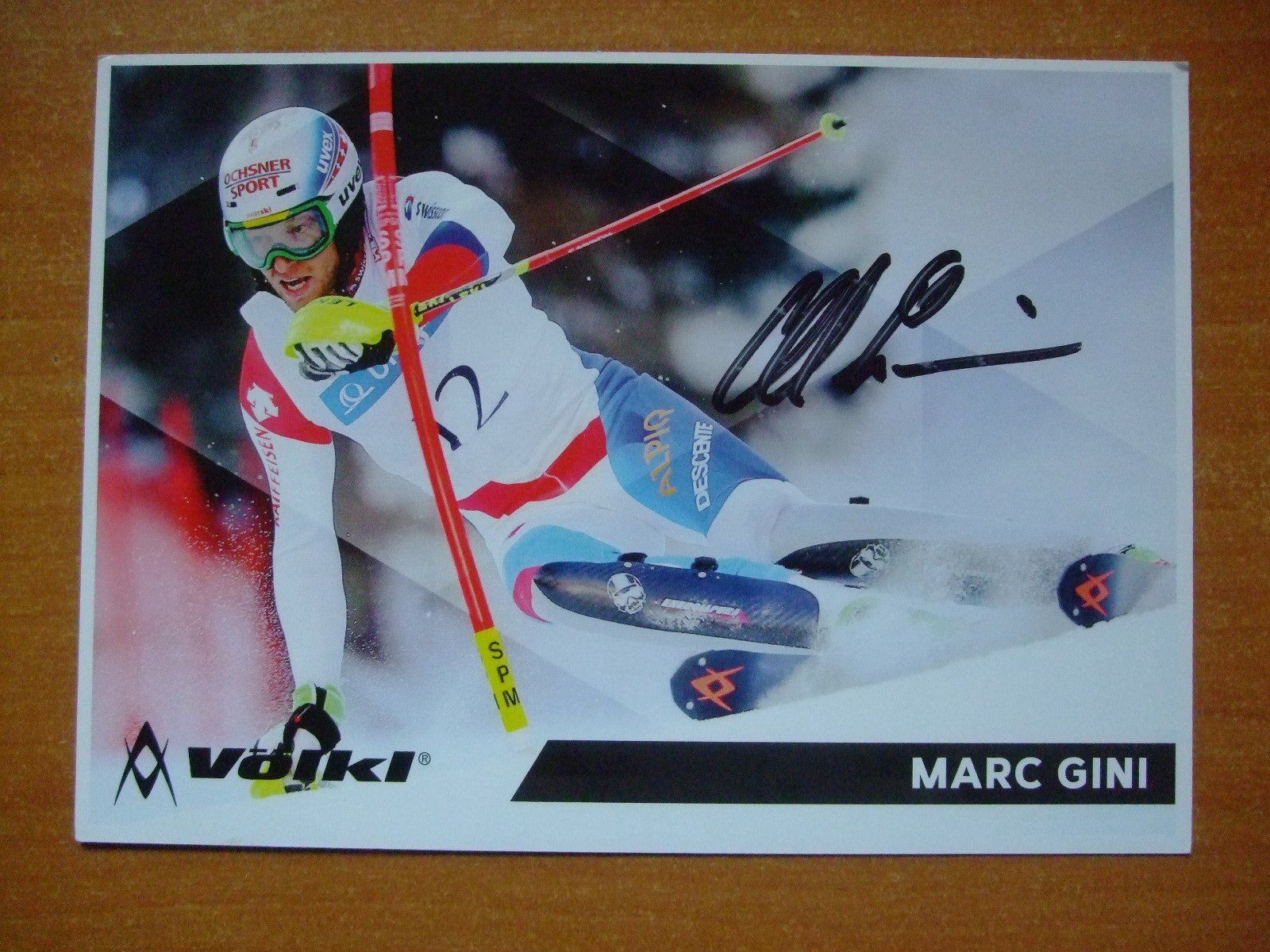 Autogramme: MARC GINI (CH) SKISTAR AUTOGRAMMKARTE – Gebraucht aus Schachen b. Reute von Dzestar