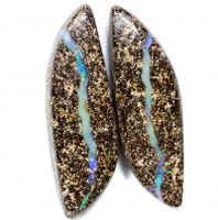 Australischer Boulder Opal Paar 27.00Cts