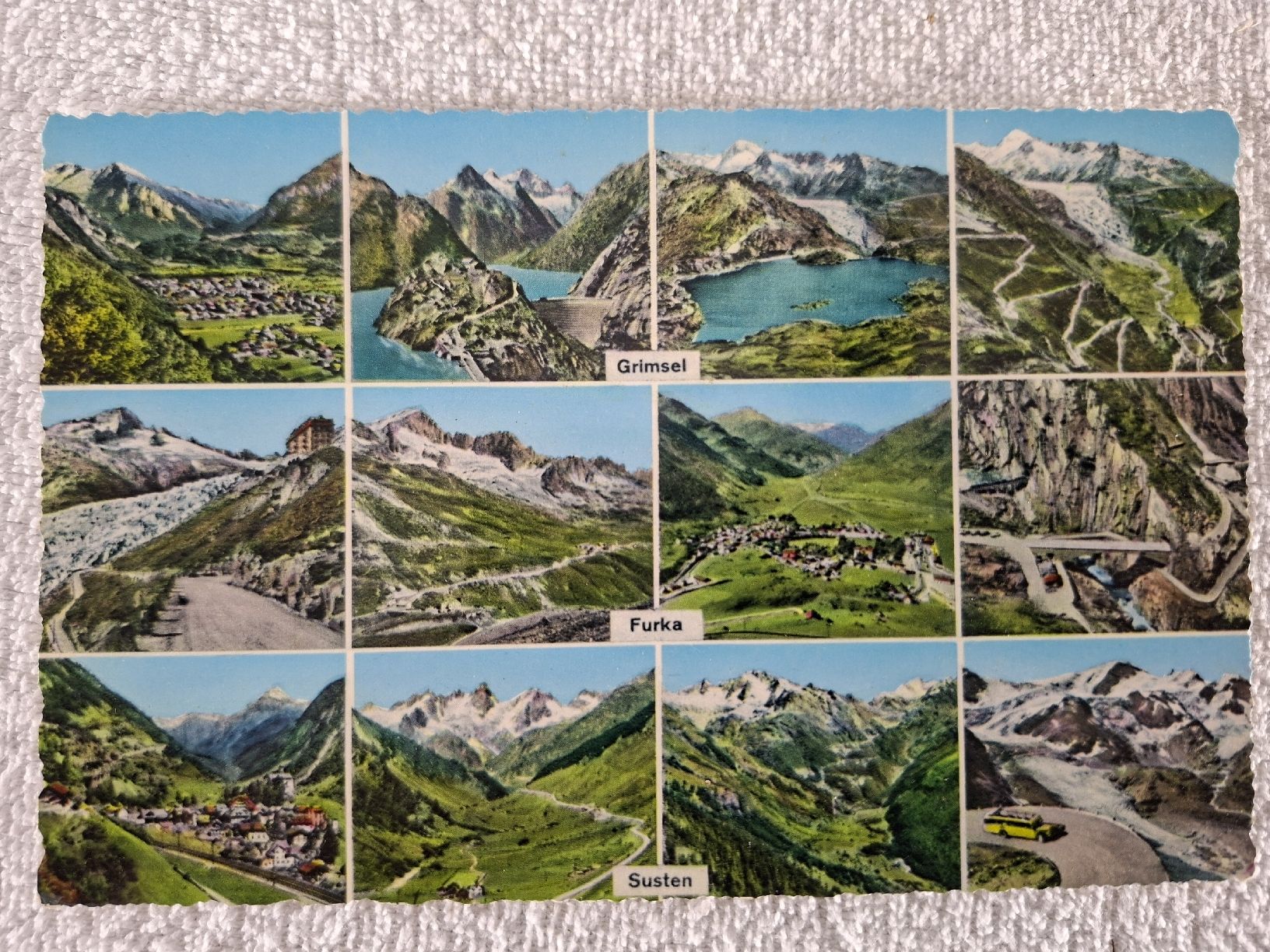 Cartoline postali: 4 alte Ansichtskarten Grimsel Nr.1 – Usato da Grindelwald venduto da carro5 7