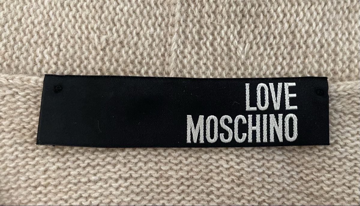 Moschino Maglioni & Felpe: Love Moschino Strickpullunder Beige, Gr. S - Kaschmirwolle – Usato da Grabs venduto da blueye57 1