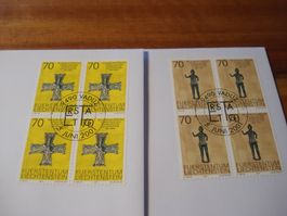 Liechtenstein 2001, historische Verein, Satz, Einzel + 4erbl