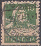 Alle Briefmarken: SBK 153 mit Abart Putzer – Gebraucht aus Bürglen TG von StampGraf