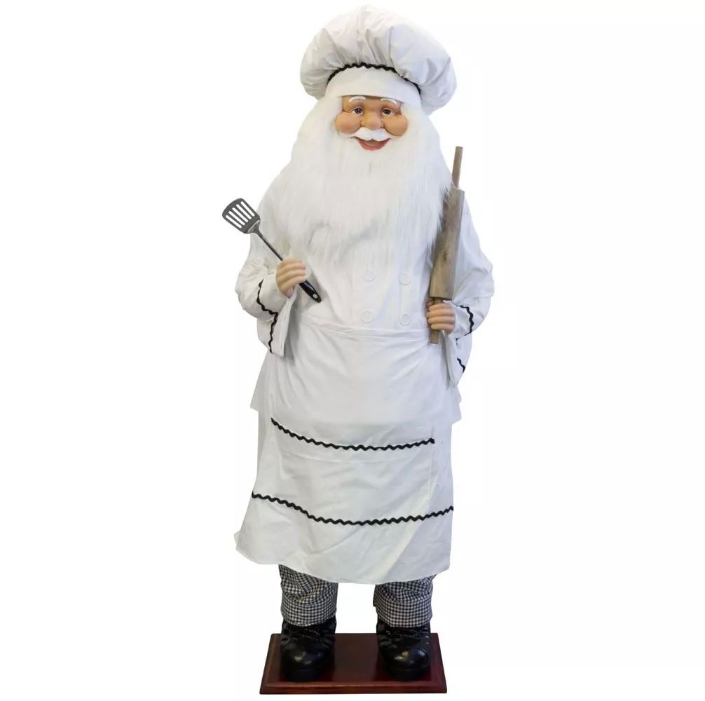 Tutte le decorazioni: LETZTE Dekorations Figur Weihnachtsmann Koch 180cm – Nuovo e nell'imballaggio originale da Basel venduto da Seifehuesli
