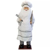LETZTE Dekorations Figur Weihnachtsmann Koch 180cm