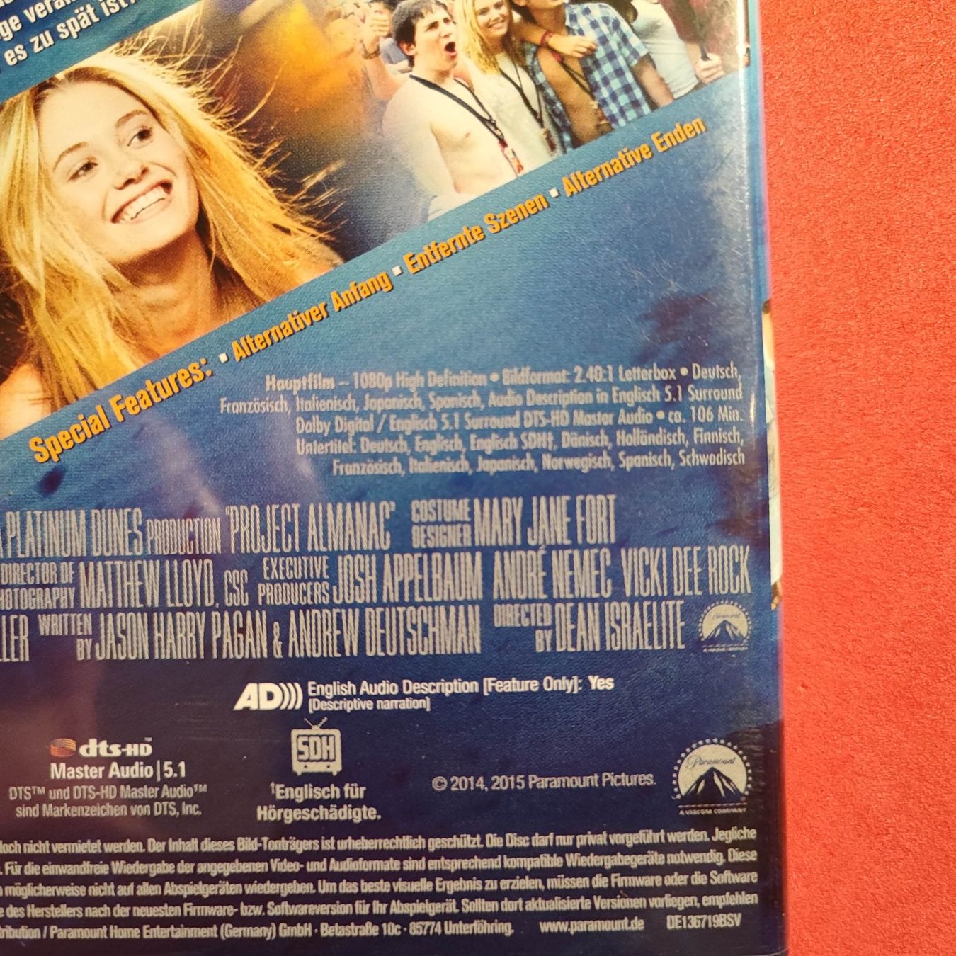 Tutti i DVDs: Project Almanac (Blu-ray) – Usato da Dübendorf venduto da kb86_MOVIE 2