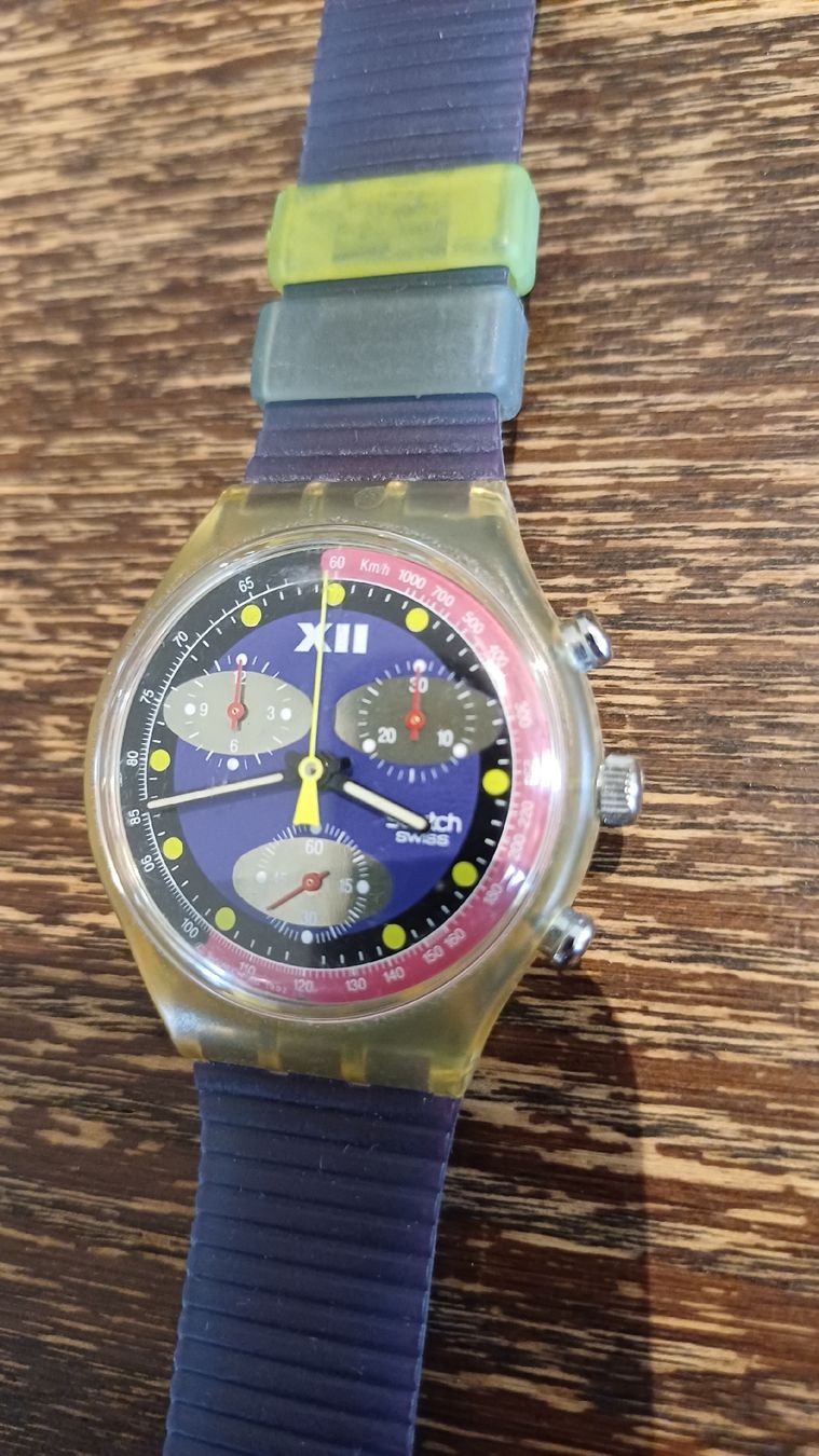 Swatch Orologi: Swatch Chrono Blue Chip 1992 Neuve – Nuovo (secondo la descrizione) da PORRENTRUY venduto da Davide6876 4