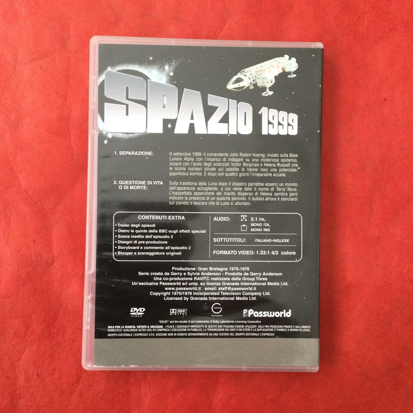 Tutti i DVDs: Spazio 1999 Gerry Anderson – Usato da S. Pietro venduto da bro_jjl9 1