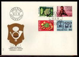 1976, FDC, Sonderpostmarken I (572–575)