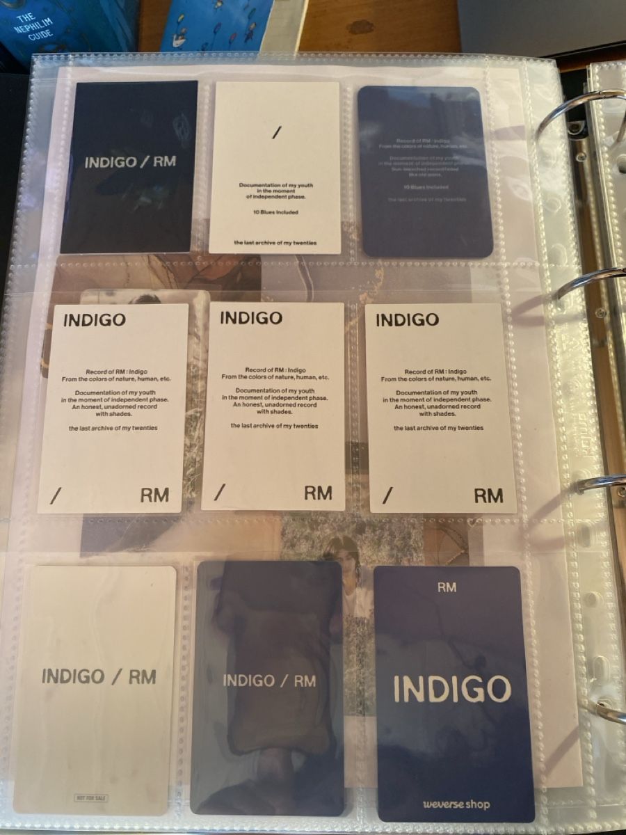 Carte collezionabili: BTS RM Indigo PC/Pob Set – Nuovo e nell'imballaggio originale da Pieterlen venduto da Mondbuchzauber_rkive 2