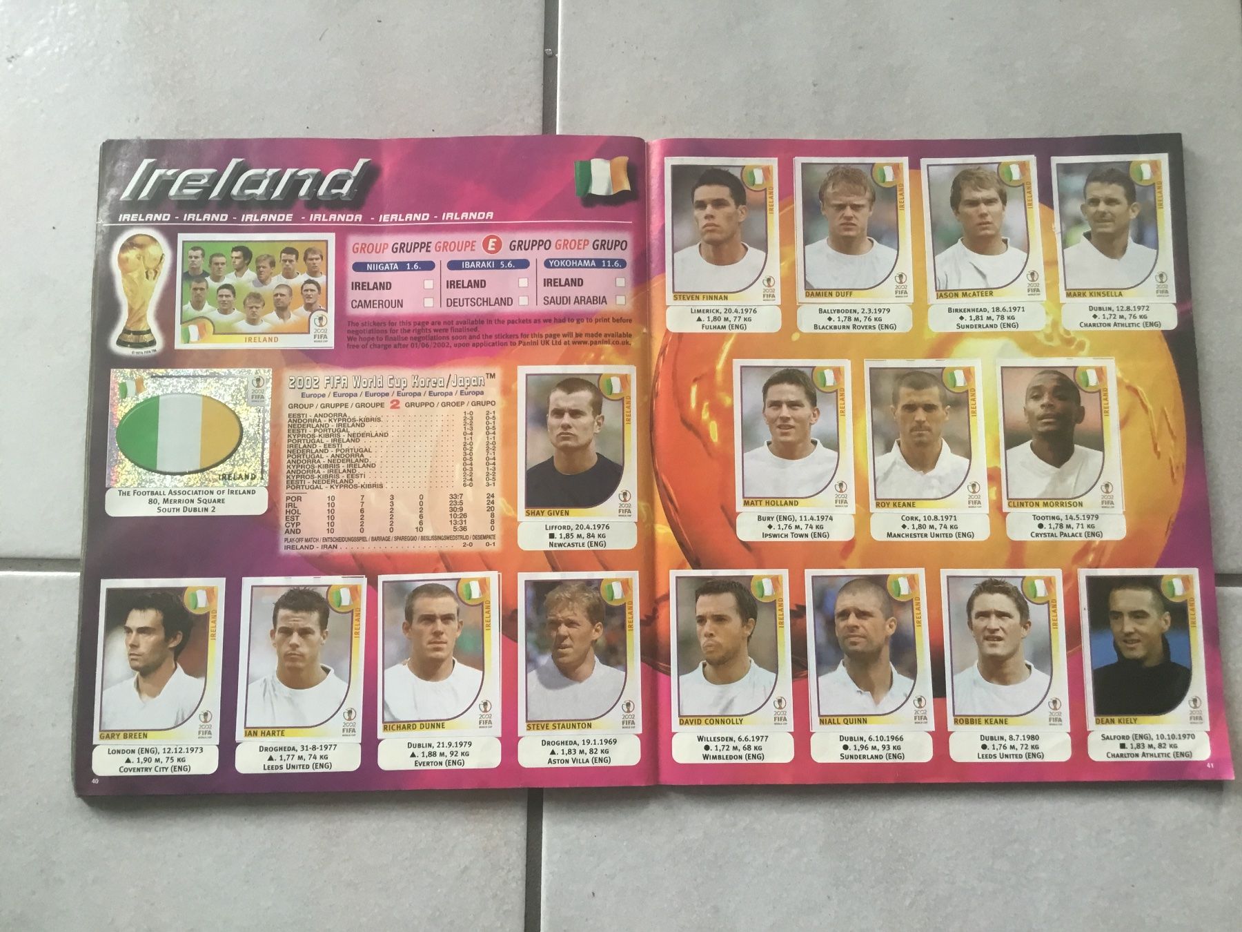 Panini Album: Panini Album WM 2002 komplett – Usato da Donzhausen venduto da Rana79 5