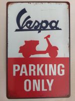 Vespa Blechtafel