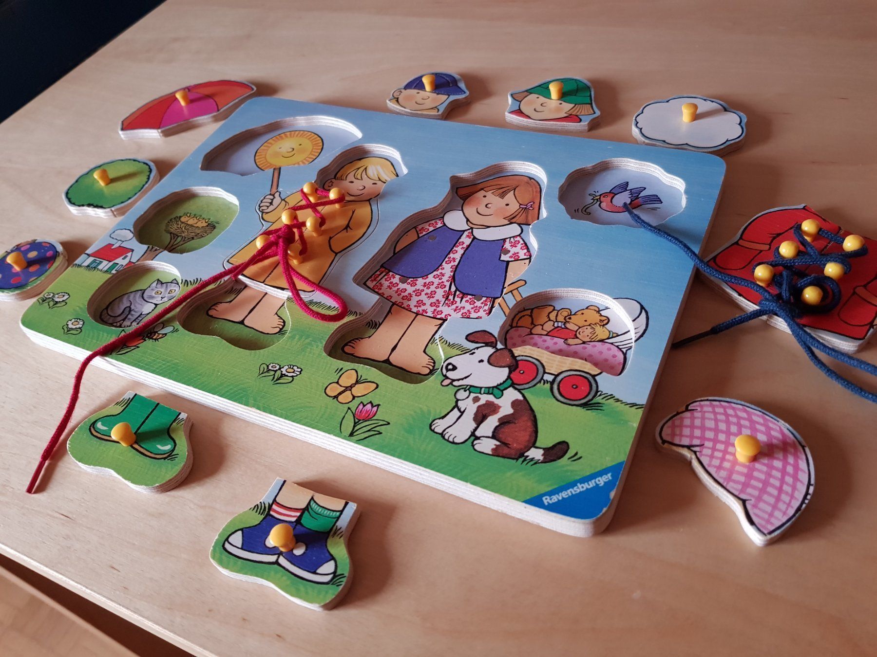 Ravensburger Puzzle: Holz Puzzle mit Schleife binden Ravensburger – Usato da Wiesendangen venduto da samoalk 2