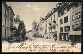 AK Rheinfelden, Marktgasse, 1904