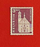 BAUDENKMÄLER 427 STIFT ENGELBERG OBWALDEN 1967** POSTFRISCH