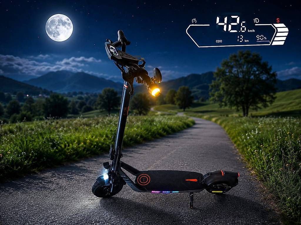 Kickboard: 40 KMH E-Scooter, 36% Steigung – Usato da Fahrweid venduto da Funachra 3