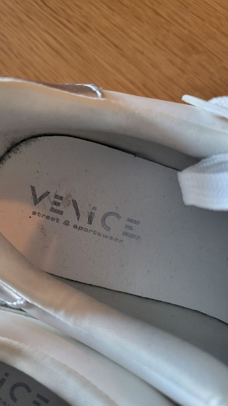 Scarpe da donna: Venice Sneaker weiss silber Gr. 38  – Usato da Aarberg venduto da Katito 3
