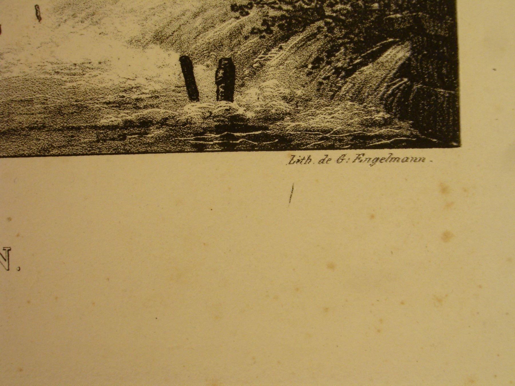 Arts picturaux & lithographies: UNTERSEEN, LITHOGRAPHIE 1824 – D'occasion à Grüningen par Kartensammler 5