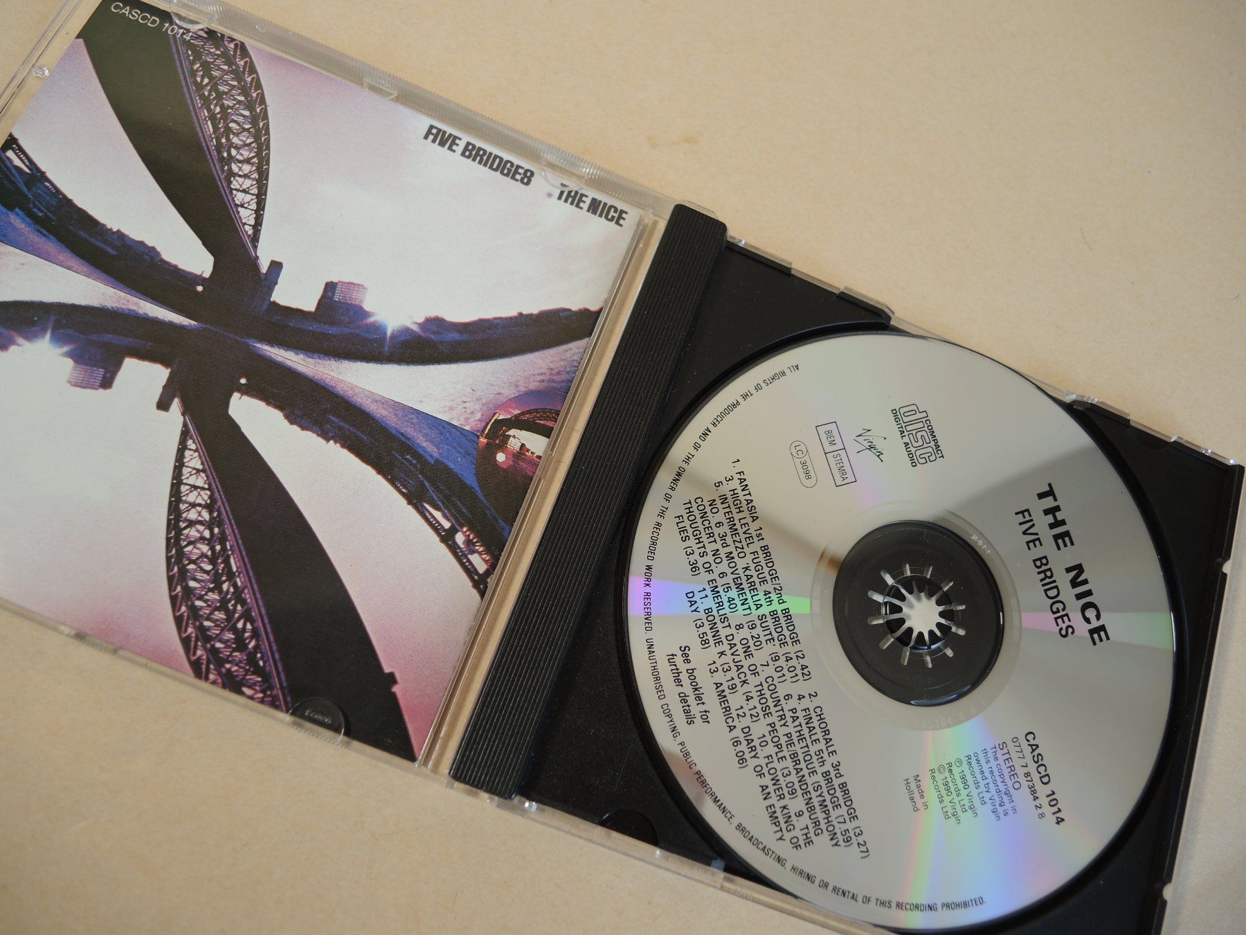 CD: The Nice - Five Bridges CD – Usato da Rorschach venduto da maeck8 1