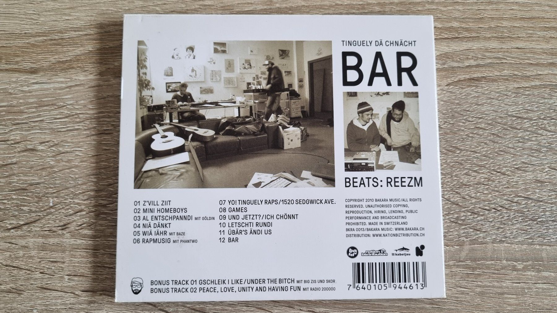 CD: Tinguely dä Chnächt - Bar – Usato da Hagenbuch ZH venduto da lecterr55 2