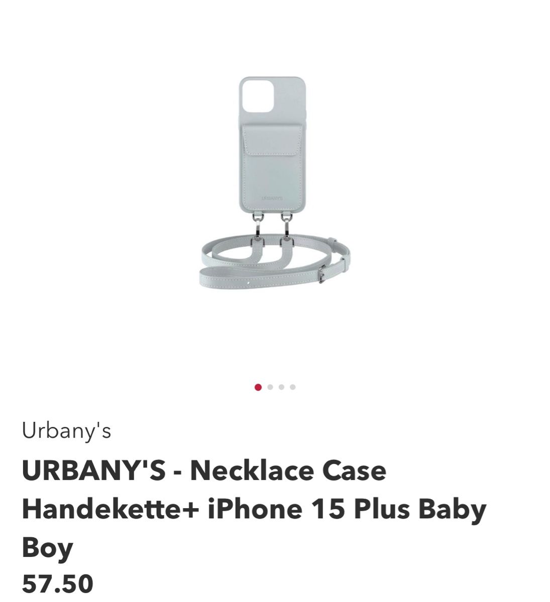 Urbany's Covers & Schutzfolien: Coque collier Urbany's iPhone 15 Plus bleu neuf – Neu (gemäss Beschreibung) aus Versoix von Pti-pois 5