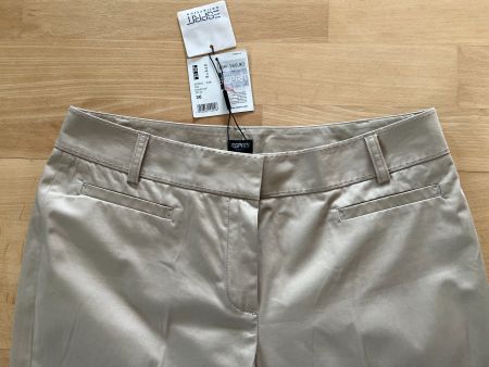 ESPRIT Damen Hose, Gr. 36, Beige, NEU