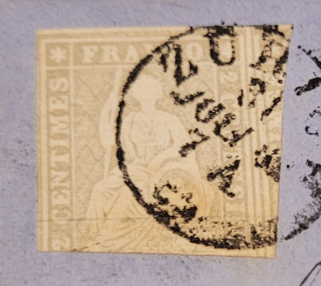 Tutti i francobolli: Brief mit sitzender Helvetia 1862 – Usato da Unterentfelden venduto da Grotto5 1