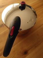 Dampfkochtopf aus Edelstahl, praktisch ungebraucht