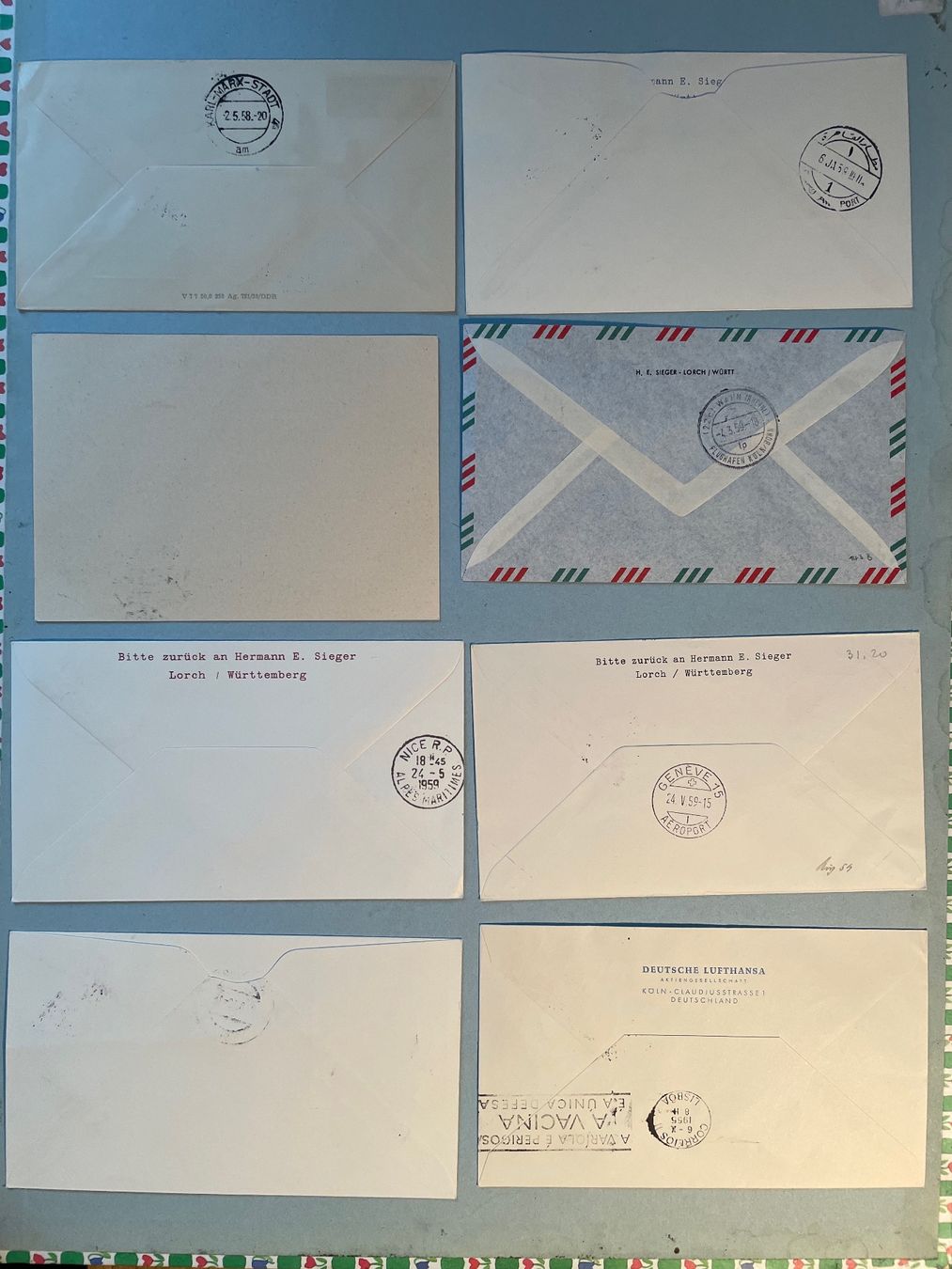 Tous les timbres: 36 Lufthansa Erstflug - Belege – D'occasion à Zürich par stdc06 1