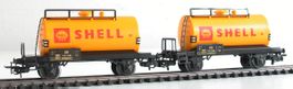 Märklin 2 Kesselwagen Shell der DB Spur H0