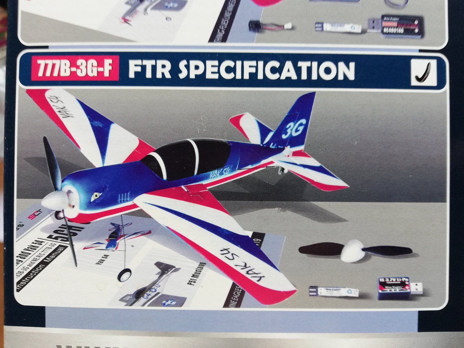 Modellismo RC: ROBBE Nine Eagles YAK 54 3G RC Flugzeug – Nuovo e nell'imballaggio originale da Flüh venduto da AMS-Modellbau 6