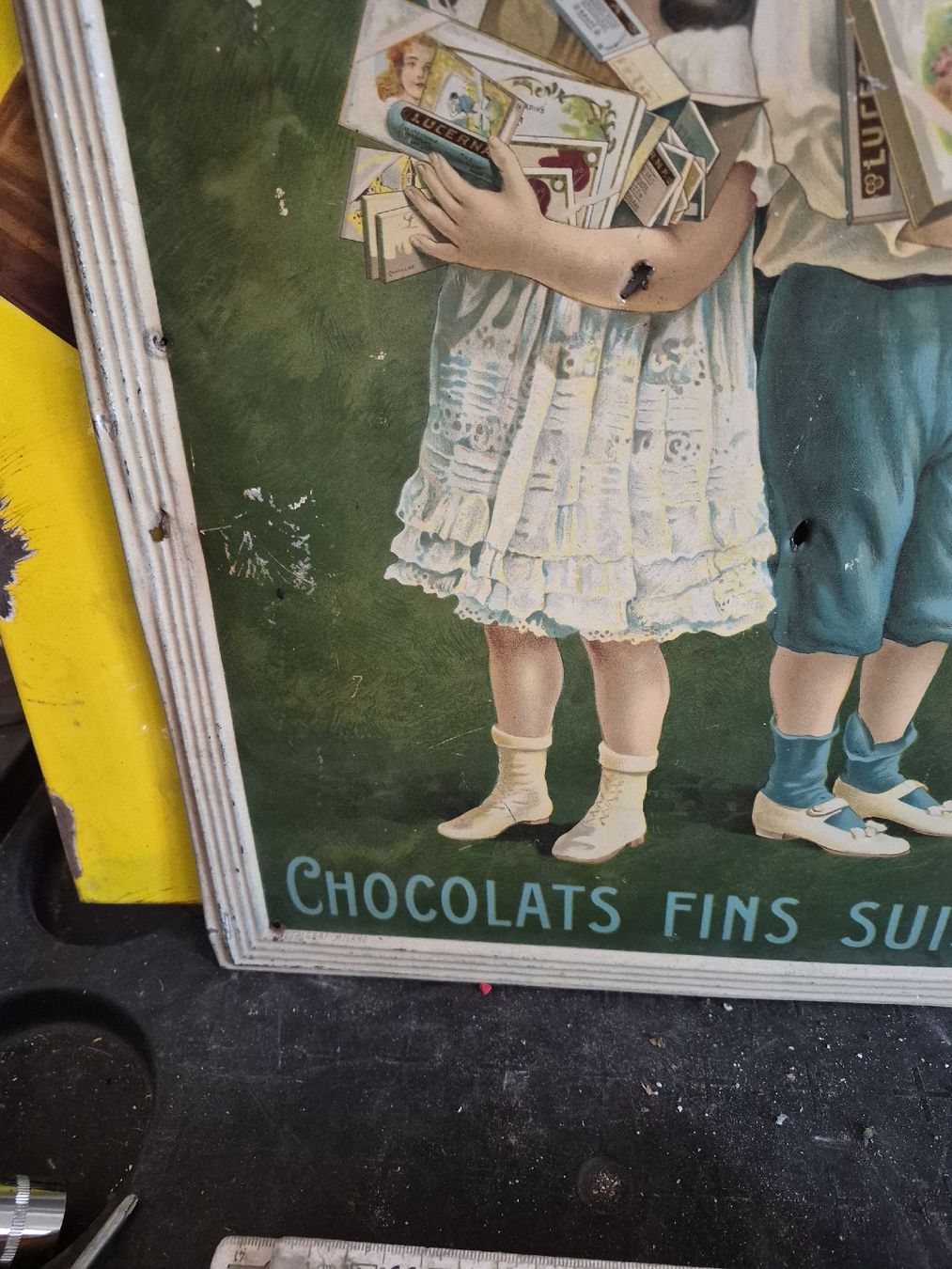 Insegne: chocolat LUCERNA kein eimalschild Rare! – Usato da Cevio venduto da BiadiciN 2