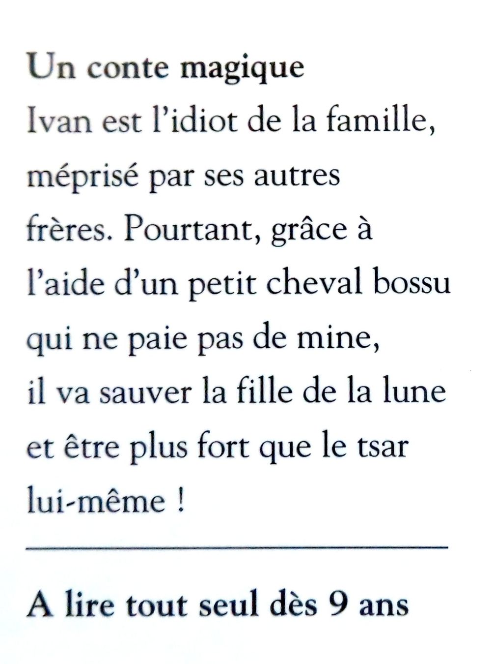 Libri: Le petit cheval bossu – Usato da Le Locle venduto da LibrairieLaBergerie 1